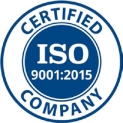 ISO 9001:2015 badge